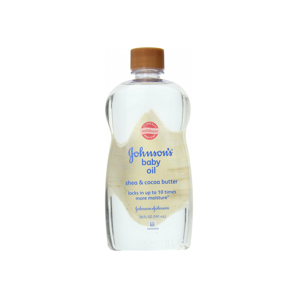 Aceite para bebé Johnson's con manteca de karité y cacao - 20 oz