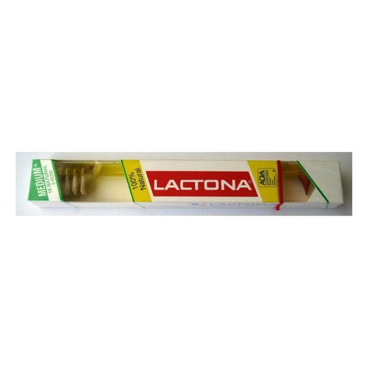 Lactona Toothbrush Natural 3 row, Hard, 1 Ea - 0.8 Oz Toothbrush Pasteur Pharmacy