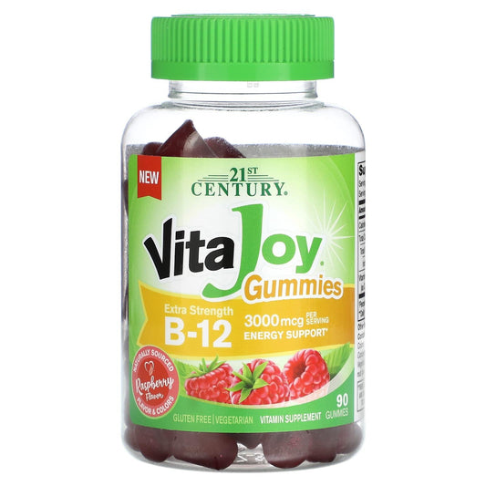 21st Century Vitajoy Gummies Extra Strength B-12 - Raspberry Vitamins & Supplements Pasteur Pharmacy