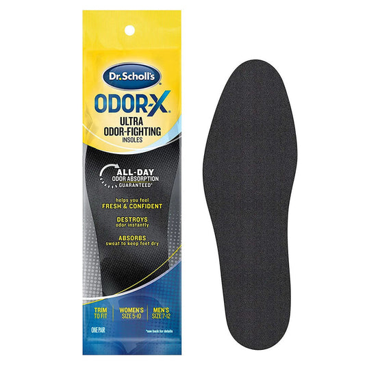 Dr. Scholl's Comfort Insoles, With Odor X, Men's, Women's Foot Care Pasteur Pharmacy