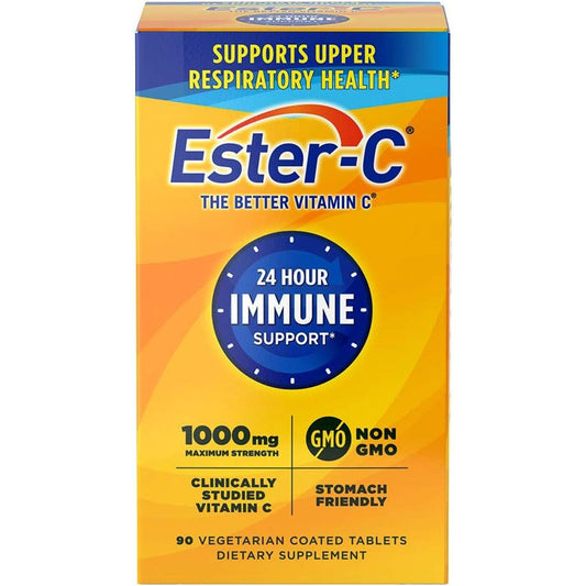 Ester C Vitamin 24 Hour Coated Tablets, 1,000 Mg 90 cy Vitamins & Supplements Pasteur Pharmacy