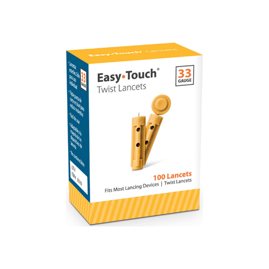 Easy Touch Twist Lancets 33 Gauge Gauges Pasteur Pharmacy