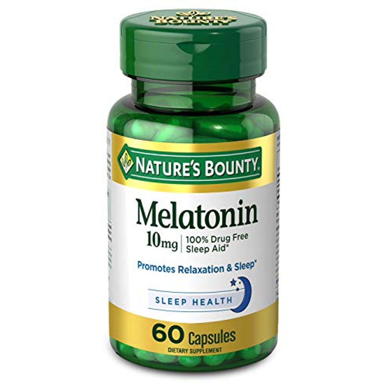 Nature's Bounty Melatonin Sleep Aid Capsules, 10 Mg Vitamins & Supplements Pasteur Pharmacy