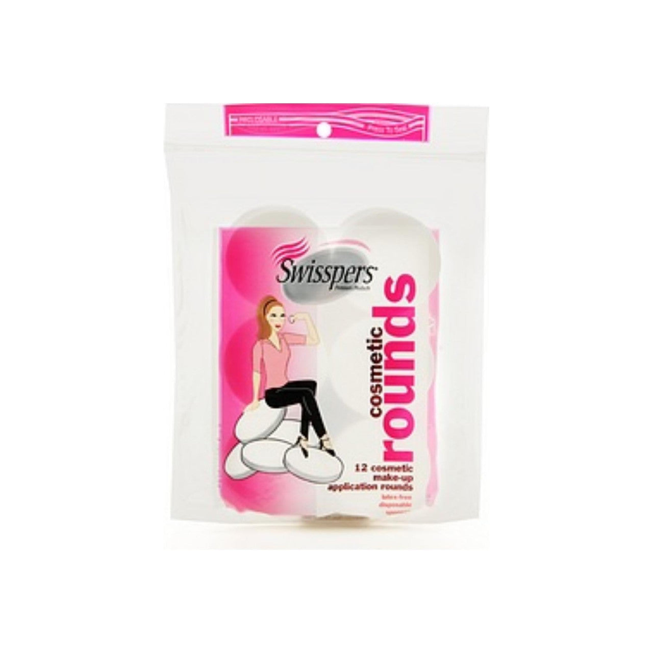 Swisspers Cosmetic Rounds, Latex Free Makeup Sponges Pasteur Pharmacy