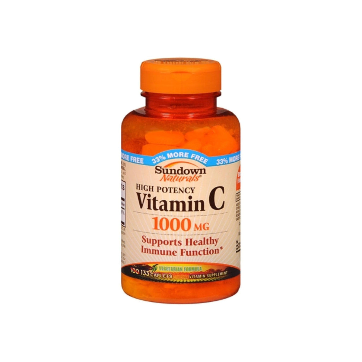 Sundown Naturals, Vitamina C, 1,000 mg, 133 cápsulas (descontinuado)