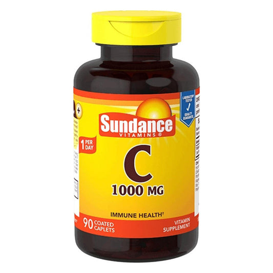 Sundance Vitamins Vitamin C 1000 Mg - 90 Coated Caplets Vitamins & Supplements Pasteur Pharmacy