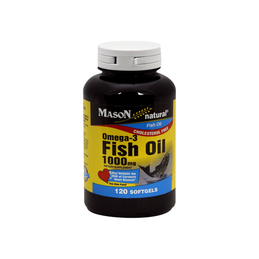 Mason Natural Omega-3 Fish Oil 1000 Mg Softgels Vitamins & Supplements Pasteur Pharmacy