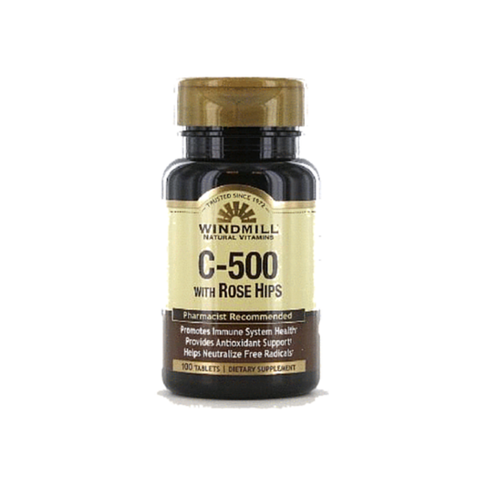 Windmill Vitamin C 500 Tablets 100Ct Vitamins & Supplements Pasteur Pharmacy