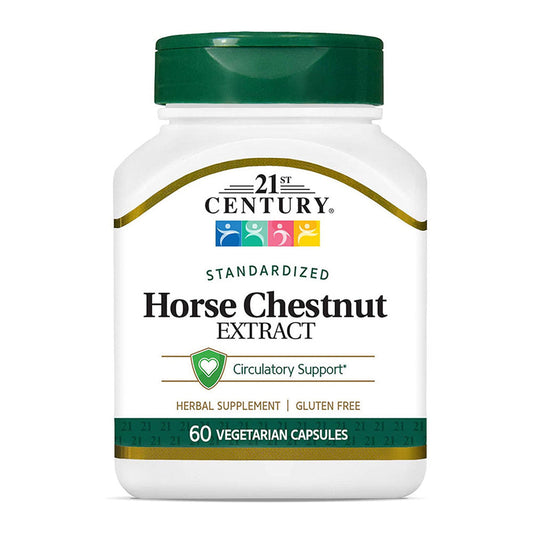 21st Century Horse Chestnut Extract, Standardized, 60 Vegetarian Capsules Vitamins & Supplements Pasteur Pharmacy