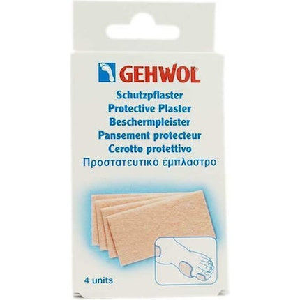 Gehwol Thick Protective Plaster 4pcs Bathtub Bases & Feet Pasteur Pharmacy