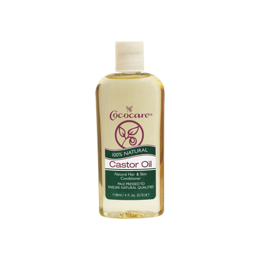 Cococare 100% Natural Castor Oil, 4 Fl Oz (118 Ml) Body Oil Pasteur Pharmacy