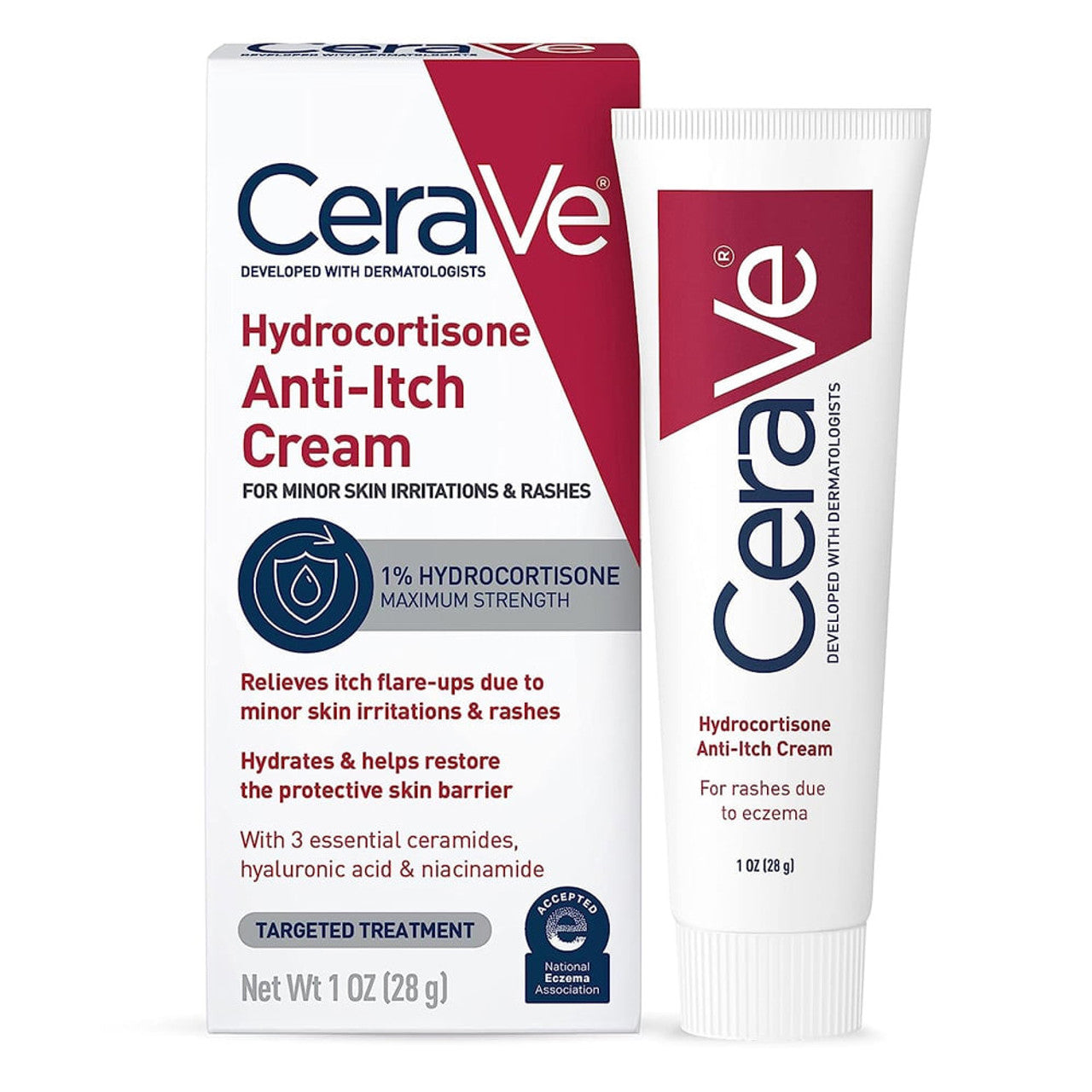 Cerave Hydrocortisone Anti-Itch Cream - 1 Oz Medicine Cabinets Pasteur Pharmacy