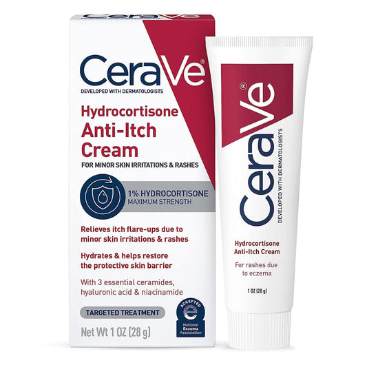 Cerave Hydrocortisone Anti-Itch Cream - 1 Oz Medicine Cabinets Pasteur Pharmacy