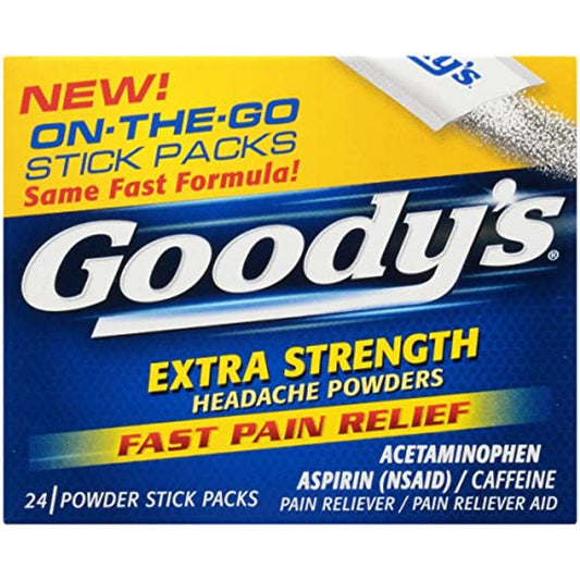 Goody's Powder Stick Packs Extra Strength Headache Powders Health & Beauty Pasteur Pharmacy