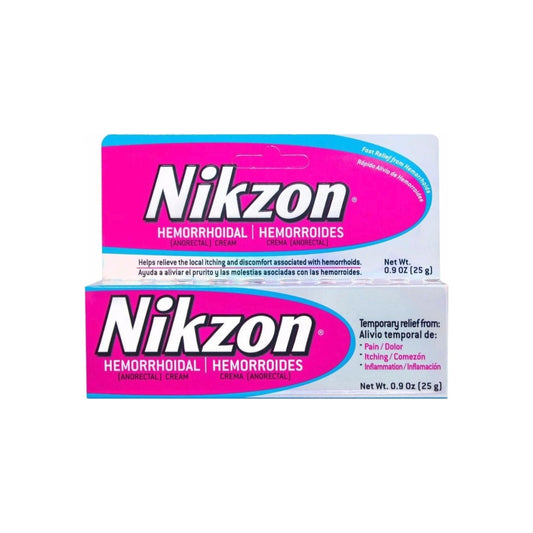 Nikzon Hemorrhoidal Cream - 0.9oz Personal Care Pasteur Pharmacy