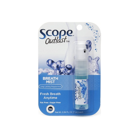 Scope Crest - Breath Mist Blue Peppermint 0.24 oz Breath Sprays Pasteur Pharmacy