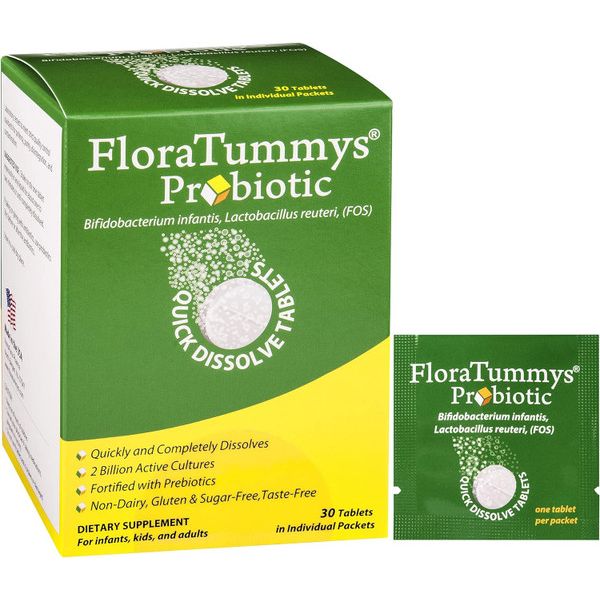 FloraTummys Probiotic Quick Dissolve Tablets For Adults, Kids, Infants Tablet Computers Pasteur Pharmacy