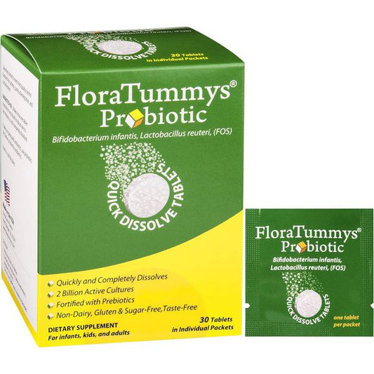FloraTummys Probiotic Quick Dissolve Tablets For Adults, Kids, Infants Tablet Computers Pasteur Pharmacy