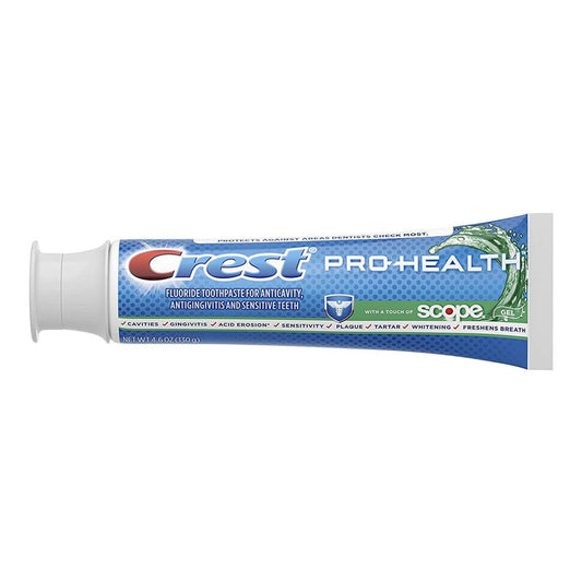 Crest Toothpaste, With Scope Gel 4.6 Oz Toothpaste Pasteur Pharmacy
