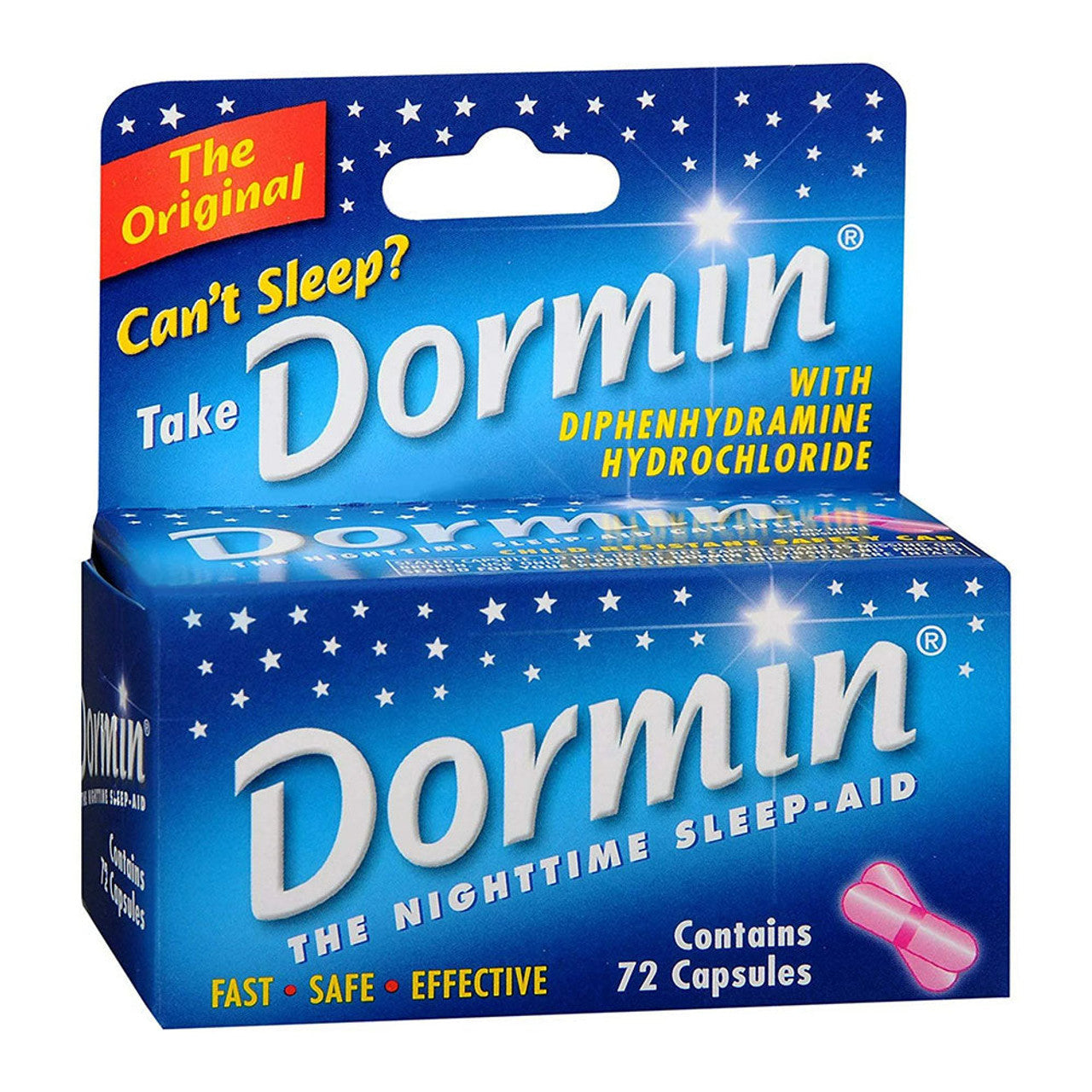 Dormin® Night-Time Sleep Aid – The Original (Capsules) Sleeping Aids Pasteur Pharmacy