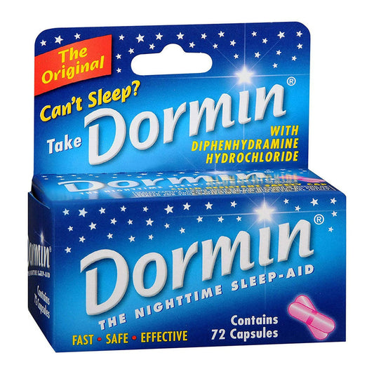 Dormin® Night-Time Sleep Aid – The Original (Capsules) Sleeping Aids Pasteur Pharmacy
