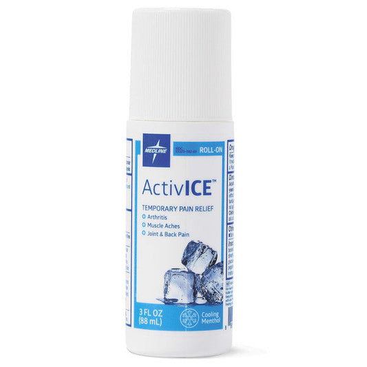 Medline Remedy Activice Topical Pain Reliever – 3 fl oz Roll-On Medicine Cabinets Pasteur Pharmacy