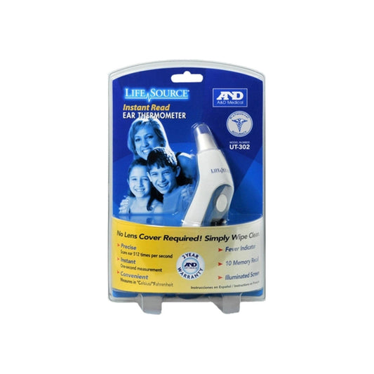 LifeSource A&D UT302 Instant Read Digital Ear Thermometer Household Thermometers Pasteur Pharmacy