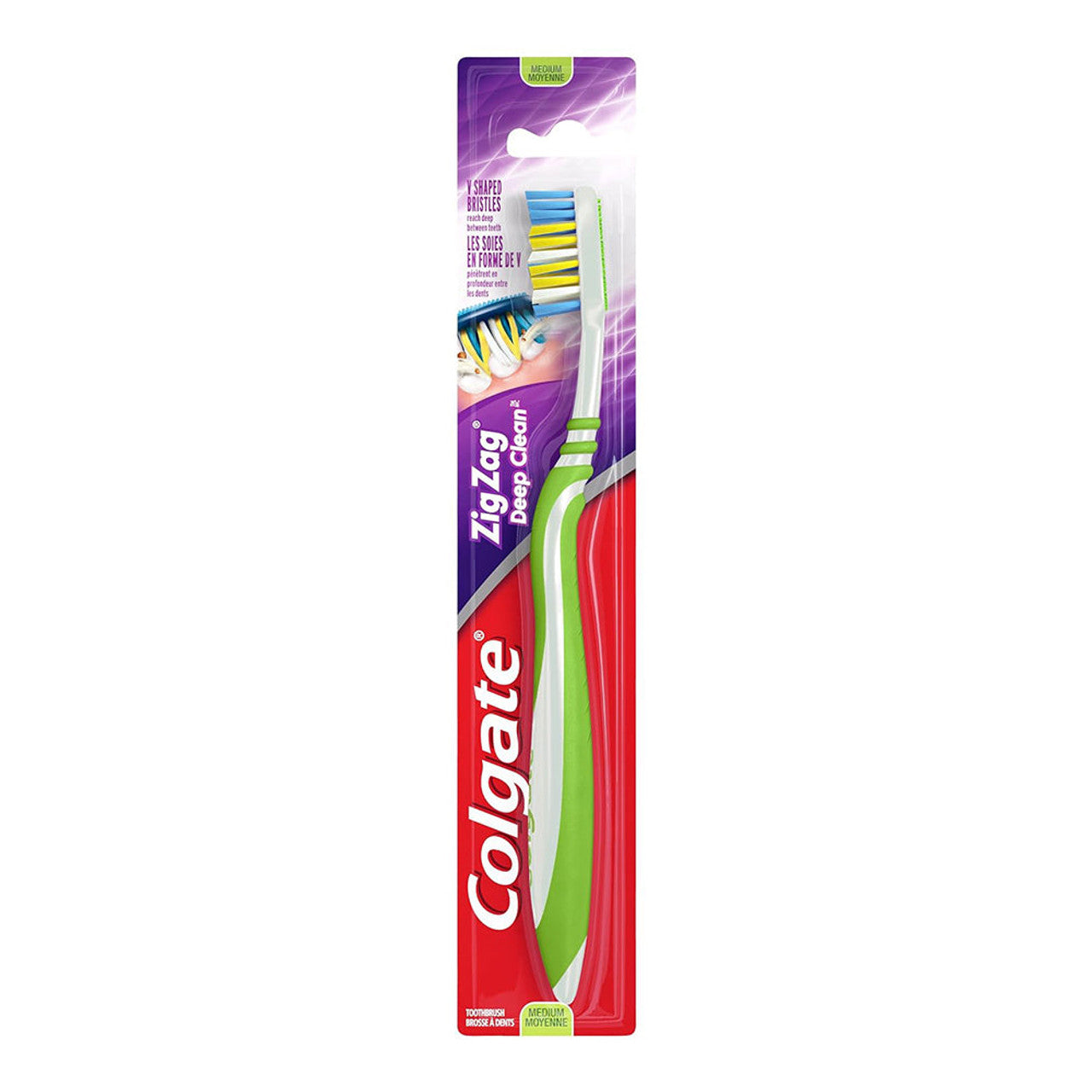 Colgate Wave Zig Zag Deep Clean Full Head Medium Toothbrush Toothbrushes Pasteur Pharmacy