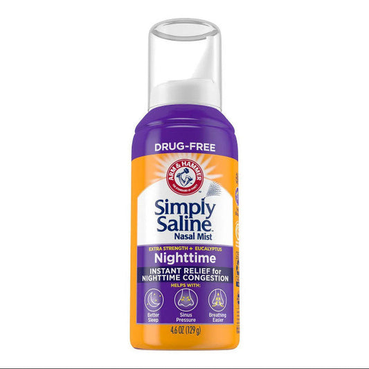 Simply Saline ARM & HAMMER Nighttime Nasal Mist 4.6oz Health & Beauty Pasteur Pharmacy