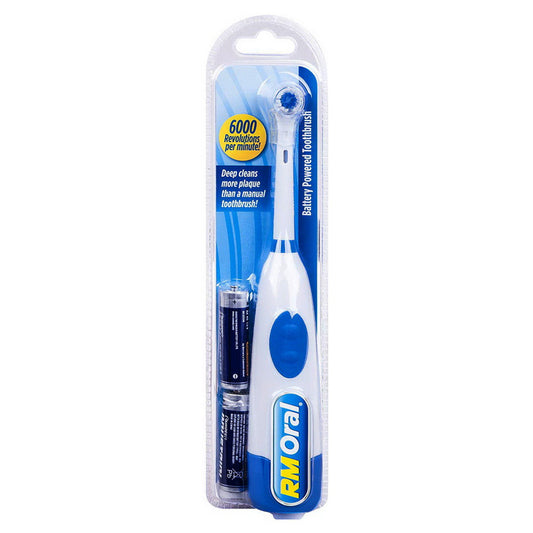 RM Oral Battery Powered Toothbrush Includes Batteries Toothbrushes Pasteur Pharmacy