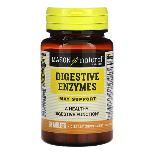 Mason Natural Digestive Enzymes, 90 Tablets Vitamins & Supplements Pasteur Pharmacy