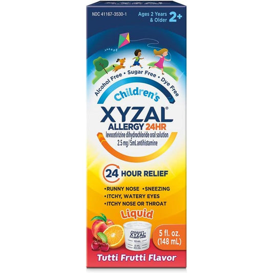 Xyzal Allergy, Children's, 24 Hr, Bubble Gum Flavor, Liquid 5 Fl Oz Health & Beauty Pasteur Pharmacy