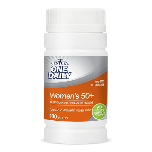 21st Century One Daily, Women's 50+, Multivitamin Multimineral, 100 Tablets Vitamins & Supplements Pasteur Pharmacy