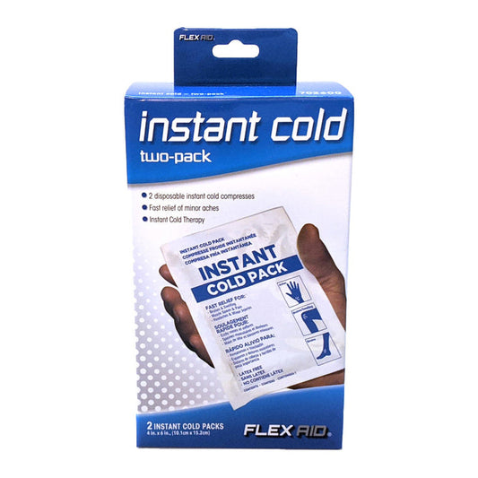 Flex Aid Instant Cold Pack 2ct Ice Packs Pasteur Pharmacy