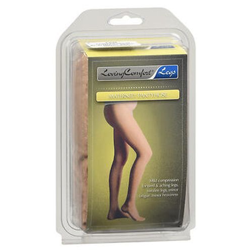 Loving Comfort Sheer Pantyhose Maternity20-30 Beige Medium 1Ct Apparel & Accessories Pasteur Pharmacy