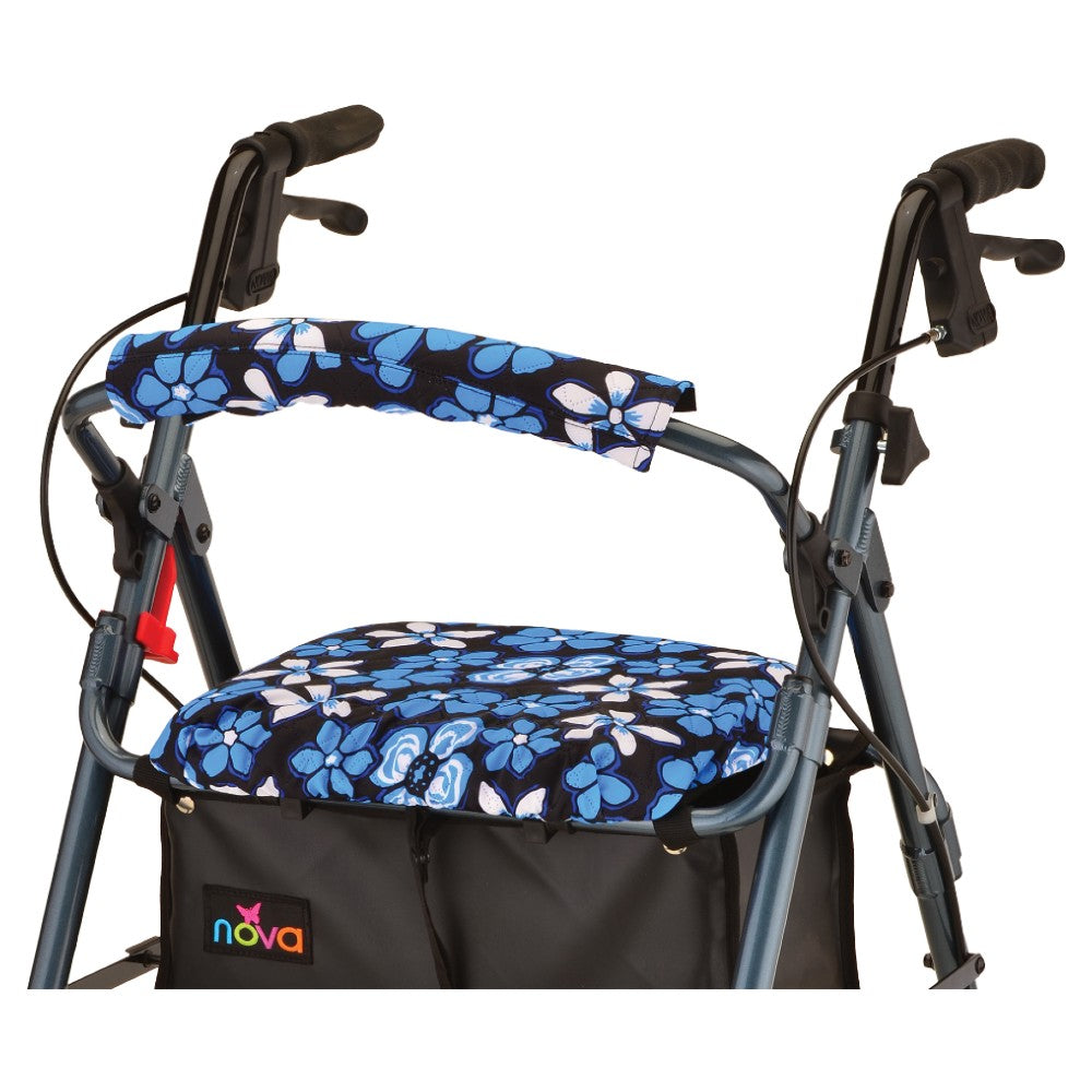 Nova Seat & Back Walker Cover Aloha Blue Walkers Pasteur Pharmacy