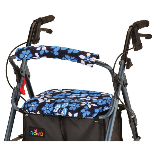 Nova Seat & Back Walker Cover Aloha Blue Walkers Pasteur Pharmacy