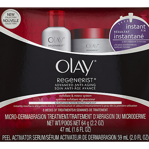 Sistema de microdermoabrasión y exfoliación Olay Regenerist