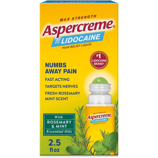 Aspercreme Lidocaine With Essential Oils Rosemary Mint Medicine & Drugs Pasteur Pharmacy