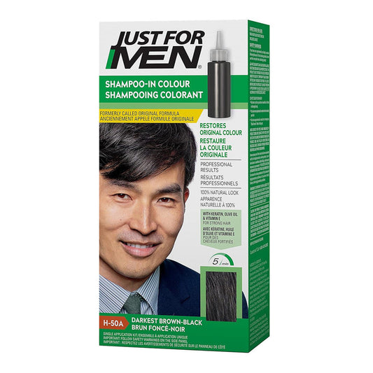 Just For Men Original Formula Darkest Brown/Black Hair Colour Hair Color Pasteur Pharmacy