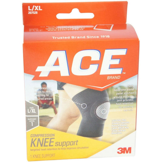 Ace Knee Compression Support L/XL First Aid Pasteur Pharmacy