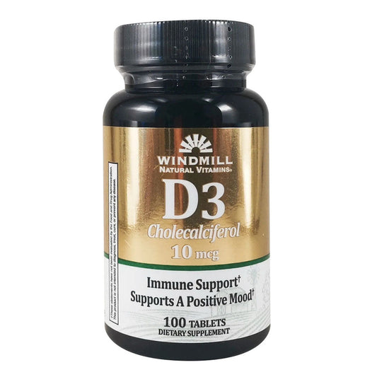 Windmill Vitamin D-400, Tablets Vitamins & Supplements Pasteur Pharmacy