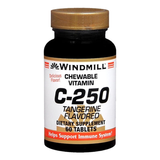 Windmill® Vitamin C Chewable (250 mg) – Tangerine Vitamins & Supplements Pasteur Pharmacy