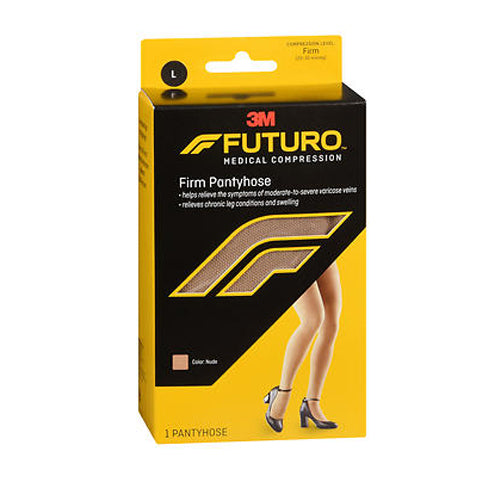 Futuro Restoring Pantyhose Brief Cut Panty Firm Large Nude 1 Pair Personal Care Pasteur Pharmacy