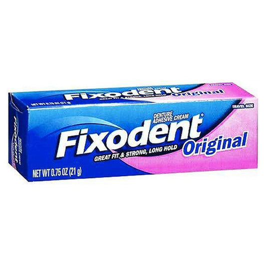 Fixodent Complete Original Denture Adhesive Cream, 0.75 Oz Denture Adhesives Pasteur Pharmacy