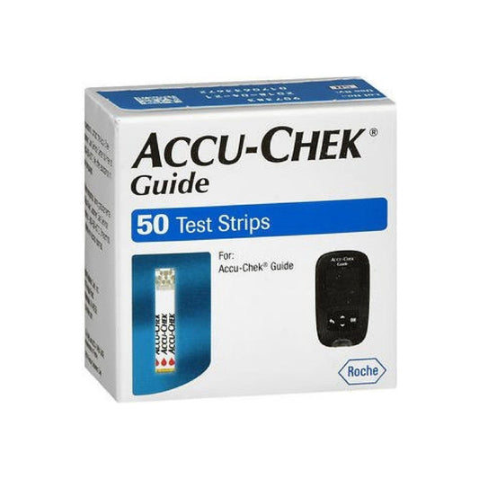 Accu-Chek Guide Test Strips, 50 Strips Blood Glucose Test Strips Pasteur Pharmacy