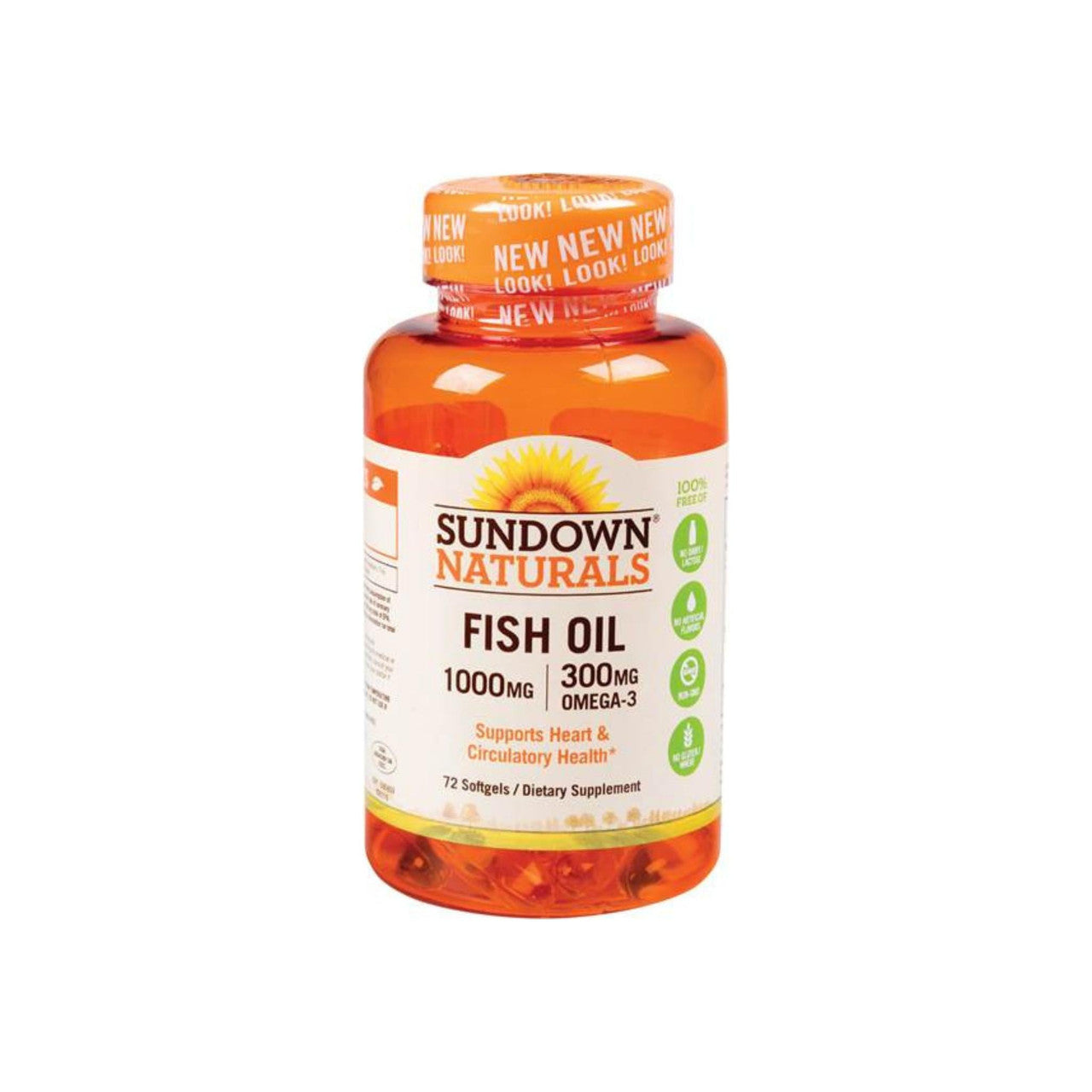 Sundown Naturals, Naturals Fish Oil, 1000 Mg Vitamins & Supplements Pasteur Pharmacy
