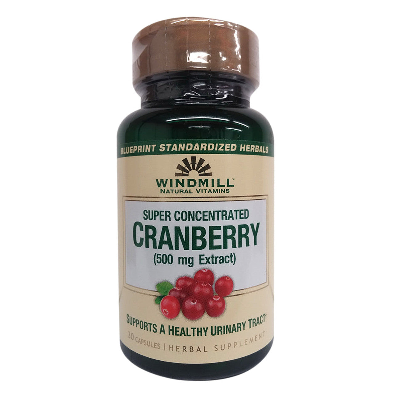 Windmill Cranberry 500mg Capsules 30ct Vitamins & Supplements Pasteur Pharmacy