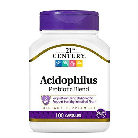 21st Century Acidophilus Capsules 100Ct Vitamins & Supplements Pasteur Pharmacy