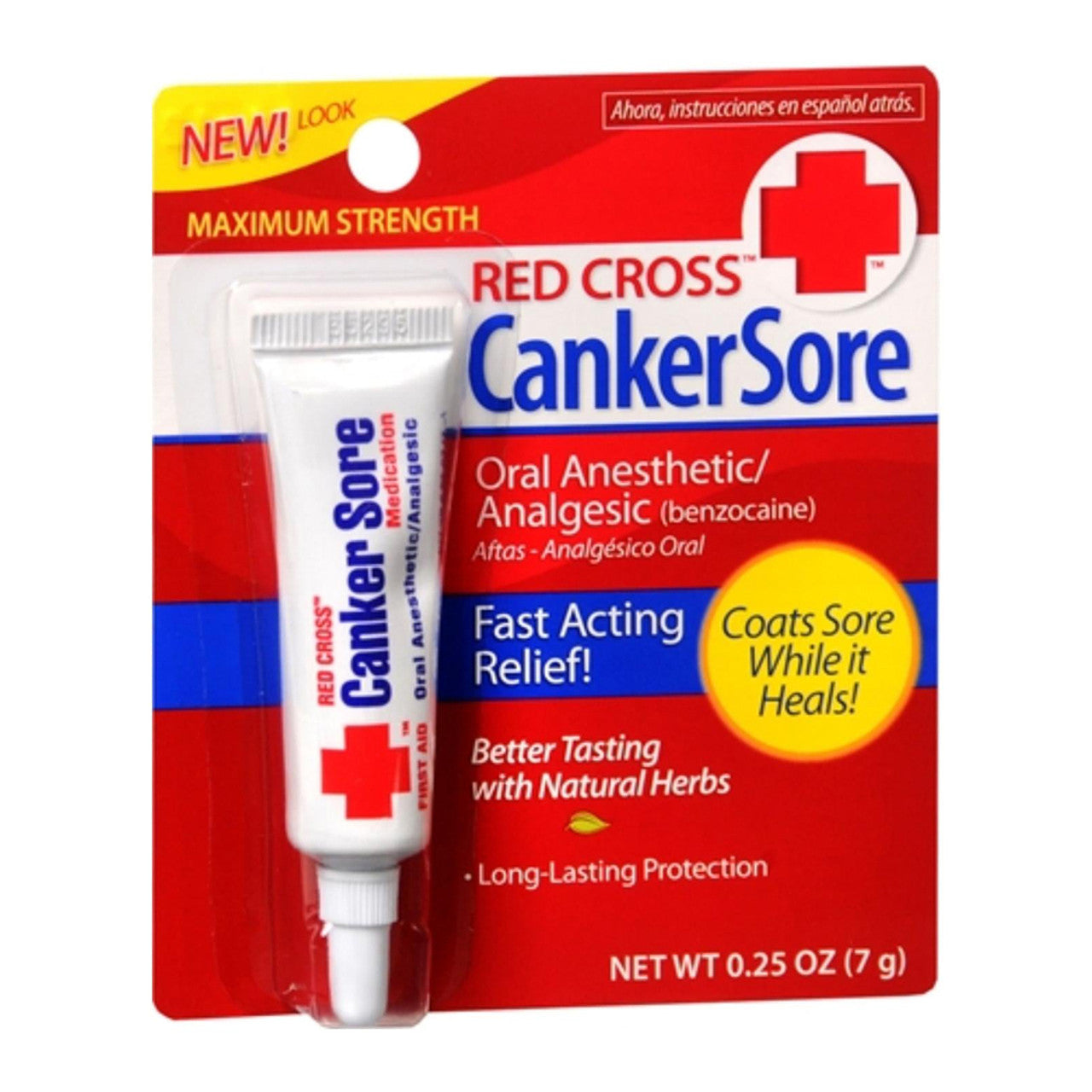 Red Cross Maximun Strength Canker Sore 0.25 Oz Personal Care Pasteur Pharmacy